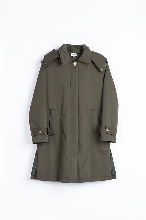 PARKA HONGO KAKI