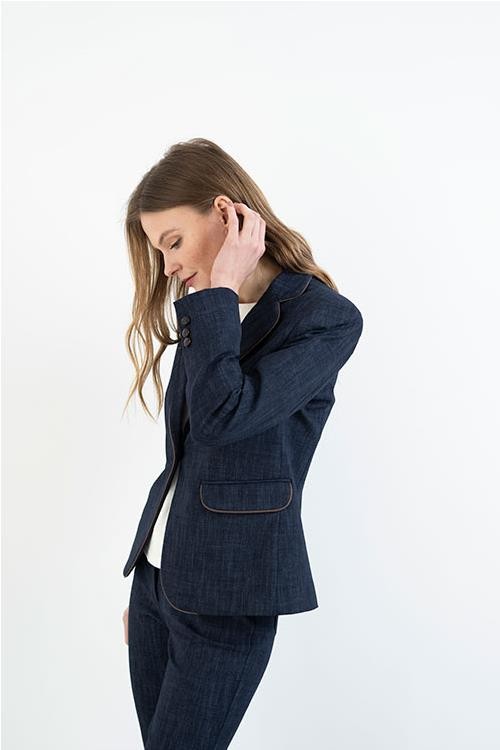 TRAJE HONGO AZUL MARINO