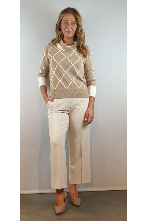 JERSEY BLUTON CAMEL