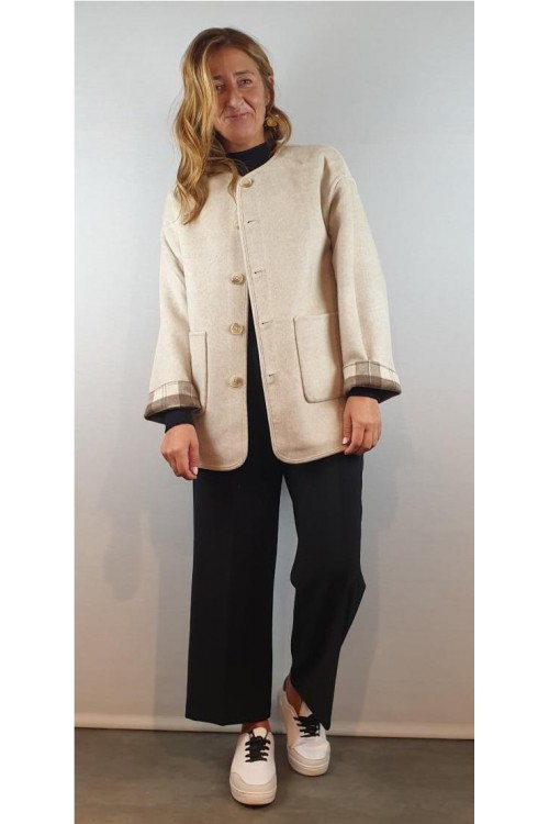 CHAQUETON ESCANDELLE BEIGE