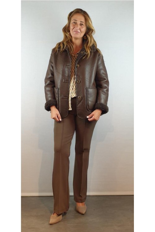 CHAQUETON ESCANDELLE MARRON