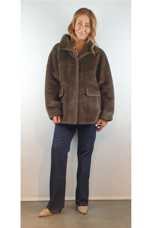 CHAQUETON GIOVANNI MARRON
