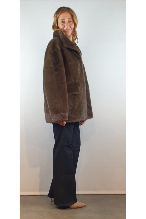 CHAQUETON GIOVANNI MARRON