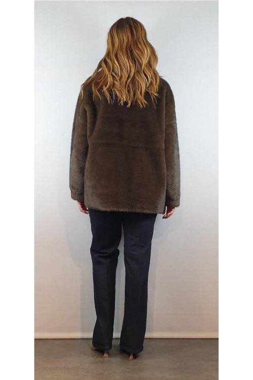 CHAQUETON GIOVANNI MARRON