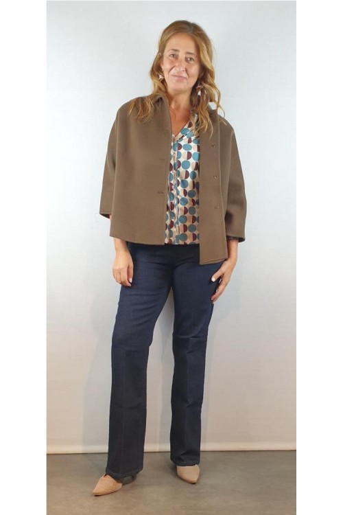 CHALECO STUDIO NORDIC MARRON 2