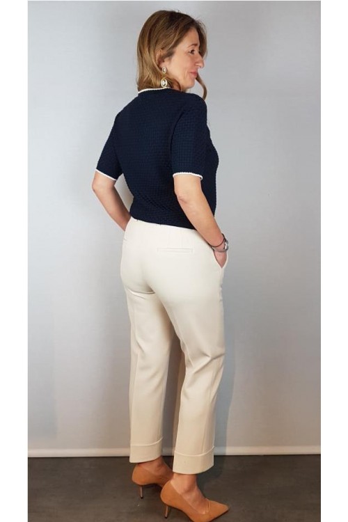 KUNCA Pantalon De Vestir Mujer Viena beige