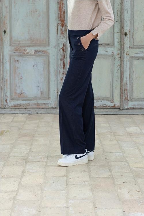 PANTALON HONGO AZUL 2