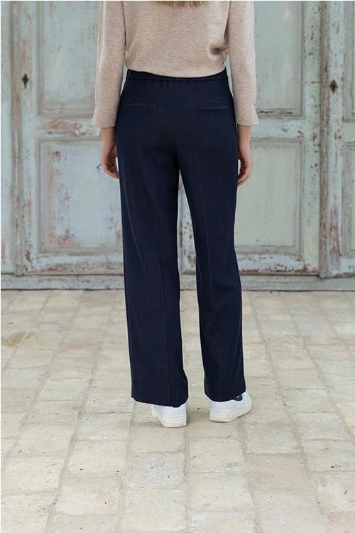 PANTALON HONGO AZUL