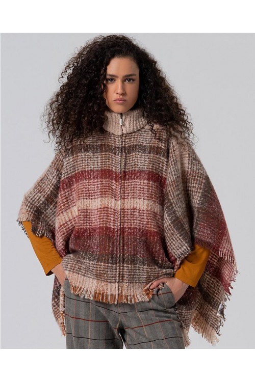 PONCHO SURKANA CAMEL