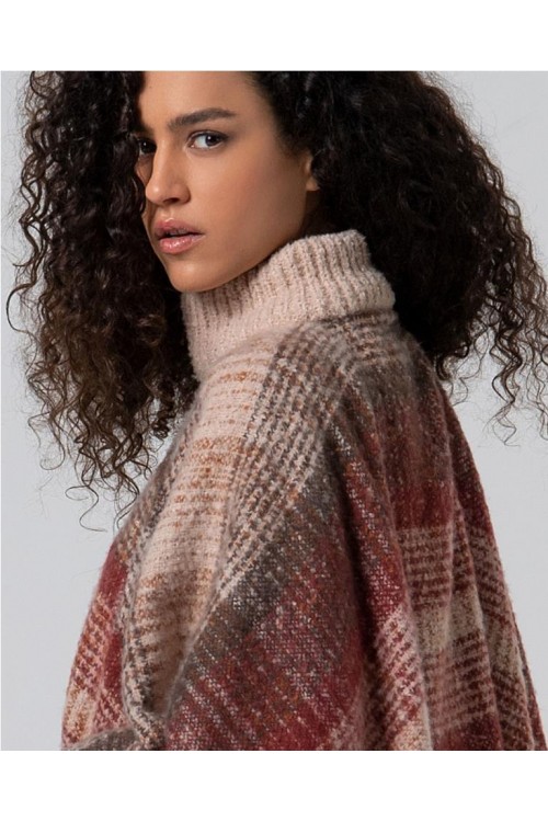 PONCHO SURKANA CAMEL