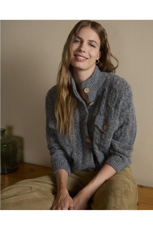 CHAQUETA SURKANA GRIS CLARO 2