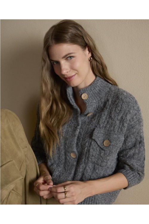 CHAQUETA SURKANA GRIS CLARO