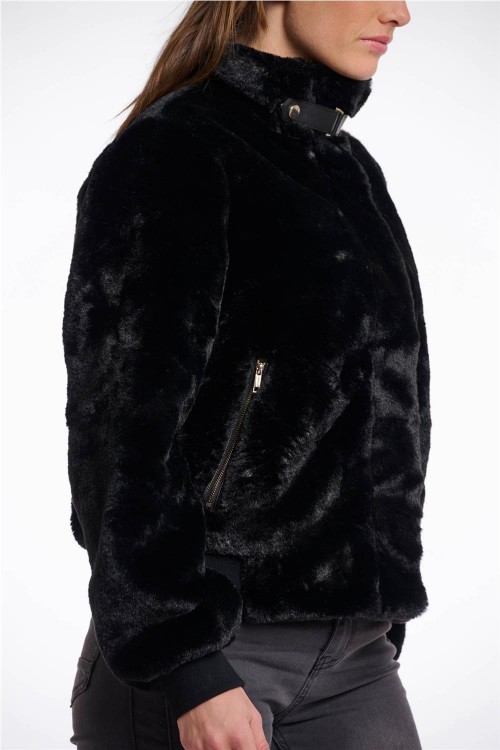 CAZADORA RINOPELLE NEGRO 2