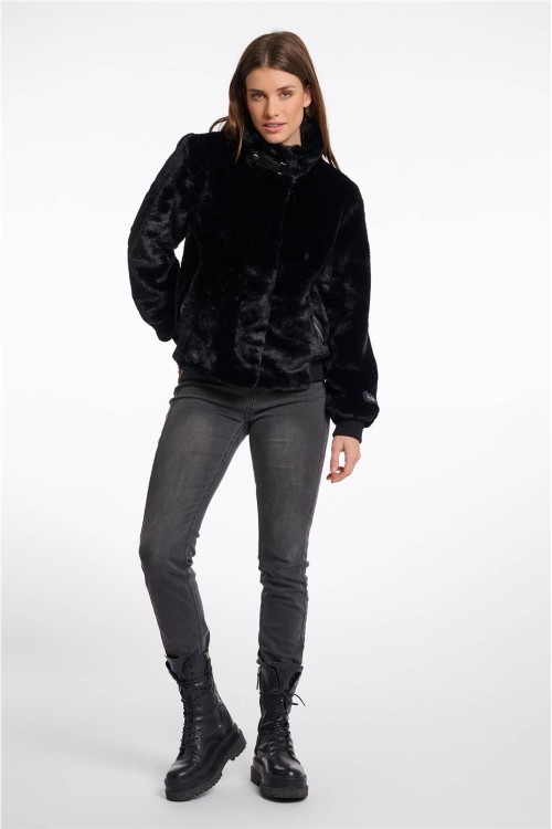 CAZADORA RINOPELLE NEGRO