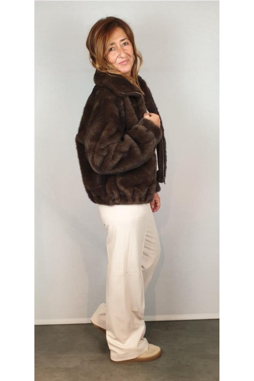 CAZADORA GIOVANNI MARRON