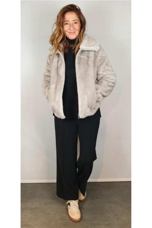 CAZADORA GIOVANNI GRIS CLARO