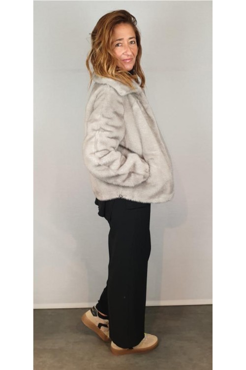 CAZADORA GIOVANNI GRIS CLARO