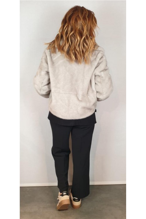 CAZADORA GIOVANNI GRIS CLARO