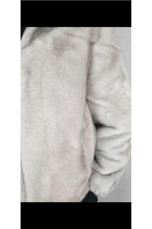 CAZADORA GIOVANNI GRIS CLARO