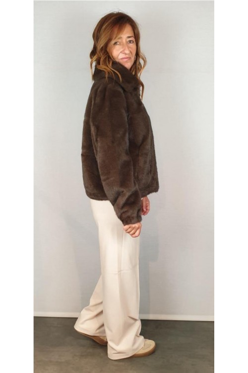 CAZADORA GIOVANNI MARRON