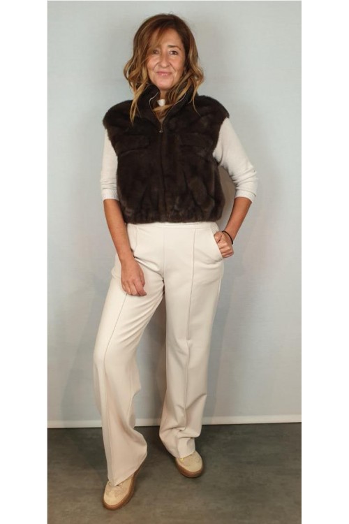 CHALECO GIOVANNI MARRON