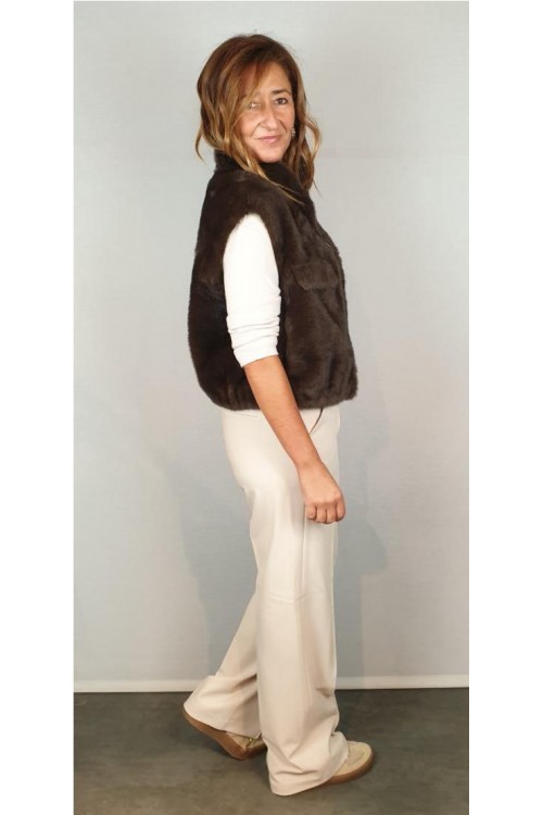 CHALECO GIOVANNI MARRON