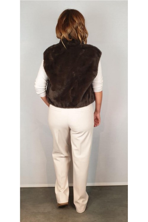 CHALECO GIOVANNI MARRON