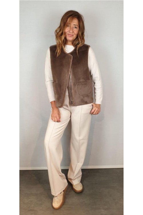 CHALECO GIOVANNI MARRON