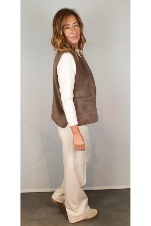 CHALECO GIOVANNI MARRON 2