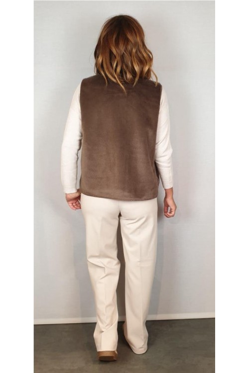 CHALECO GIOVANNI MARRON