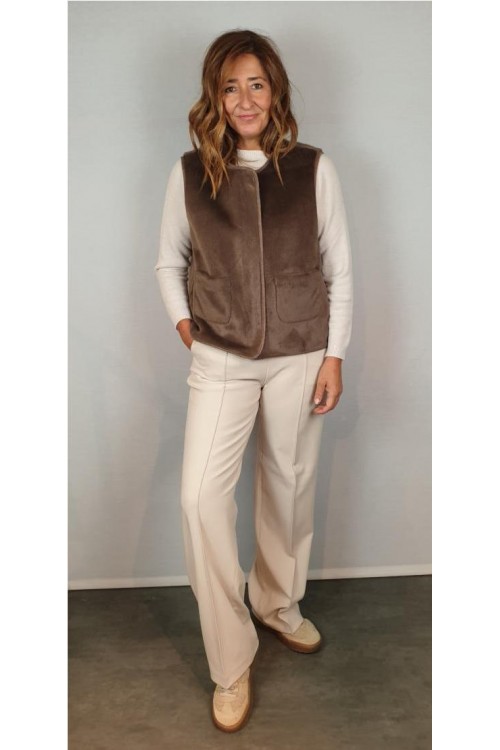 CHALECO GIOVANNI MARRON