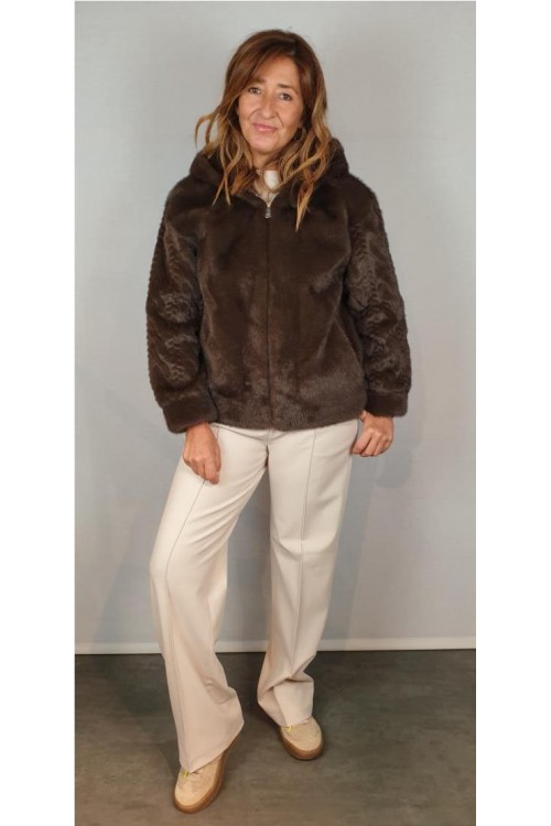 CAZADORA GIOVANNI MARRON