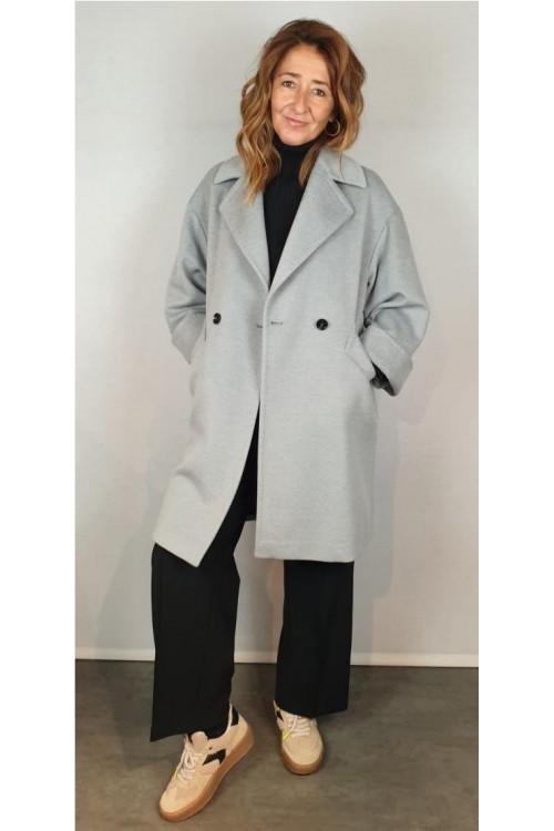 ABRIGO LENOCI GRIS CLARO