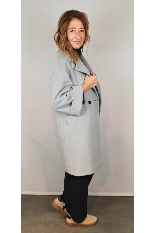 ABRIGO LENOCI GRIS CLARO