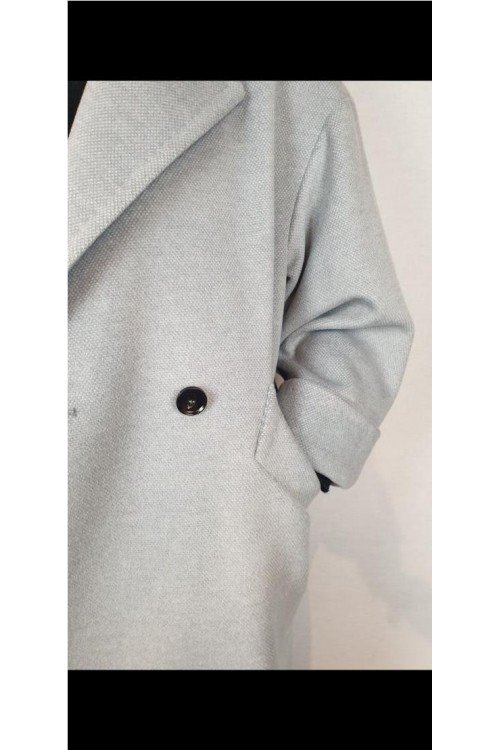 ABRIGO LENOCI GRIS CLARO