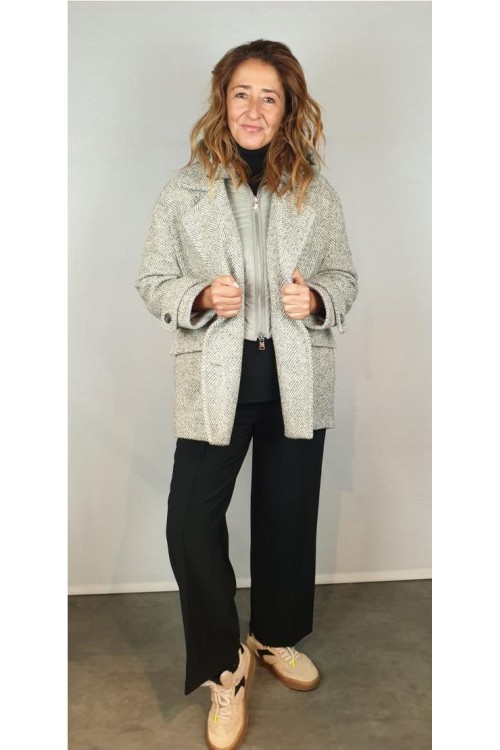 ABRIGO BEAUMONT GRIS CLARO