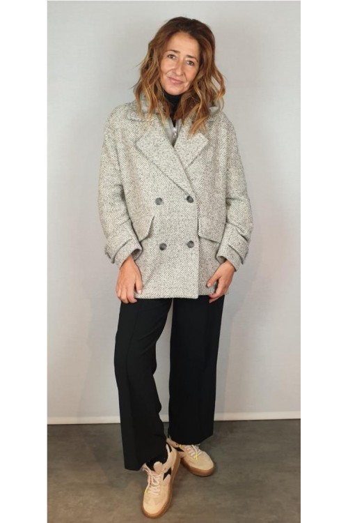 ABRIGO BEAUMONT GRIS CLARO