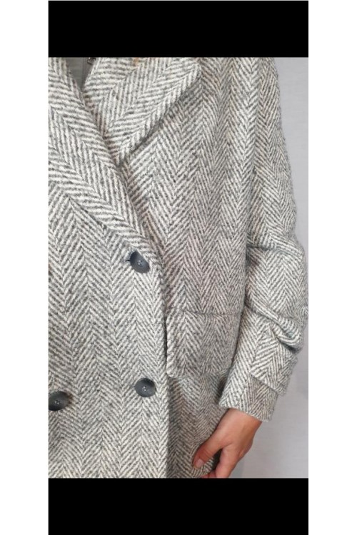 ABRIGO BEAUMONT GRIS CLARO