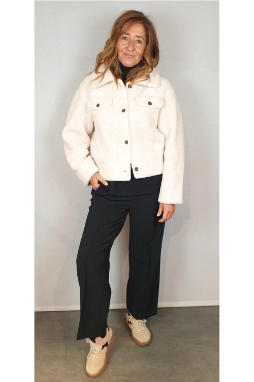 CAZADORA HELENE CRUDO