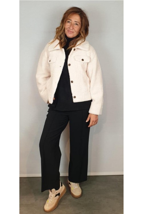 CAZADORA HELENE CRUDO