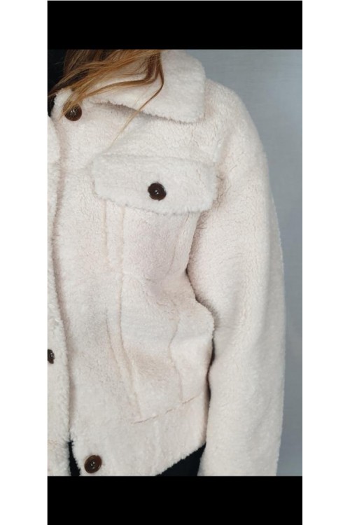 CAZADORA HELENE CRUDO