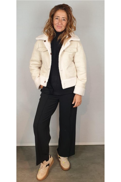 CAZADORA HELENE CRUDO