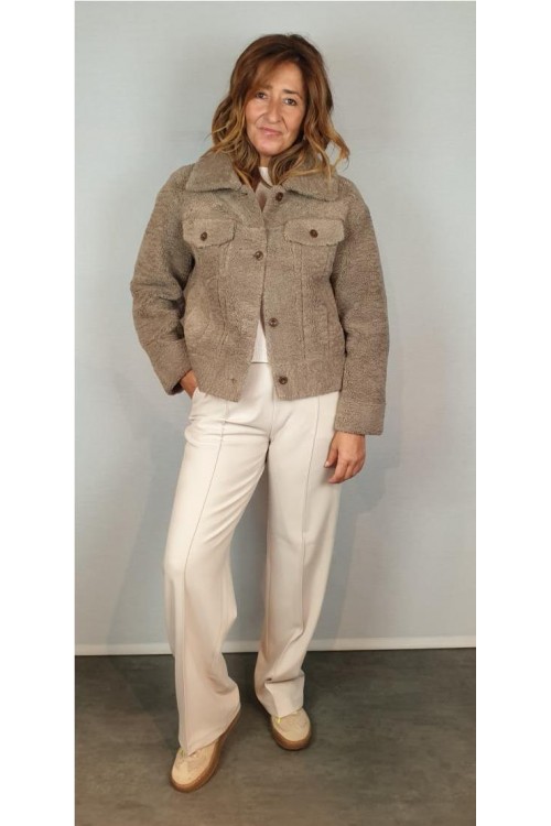 CAZADORA HELENE MARRON