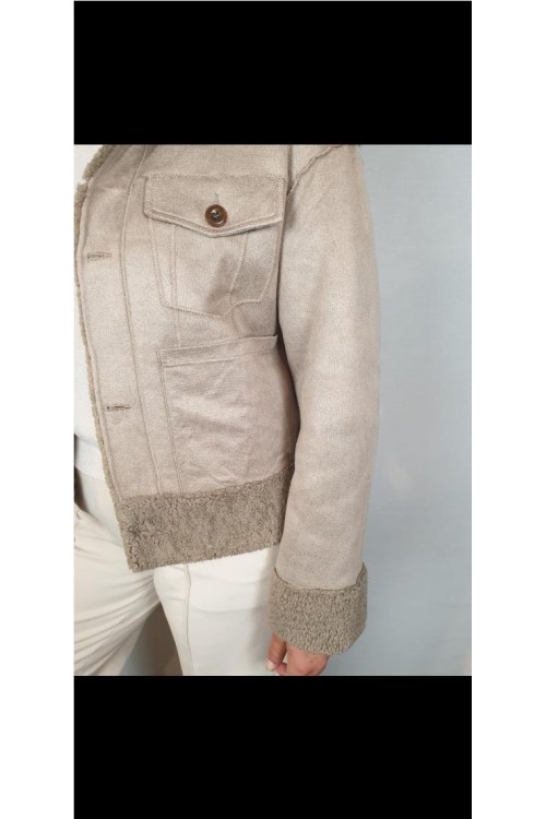 CAZADORA HELENE MARRON