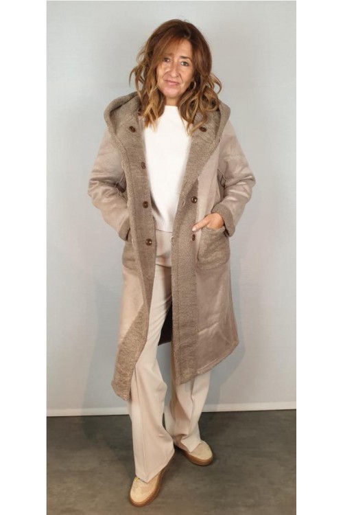 ABRIGO STUDIO NORDIC MARRON