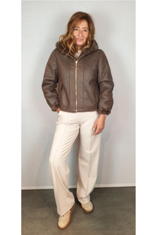 CAZADORA LEO&UGO MARRON 2