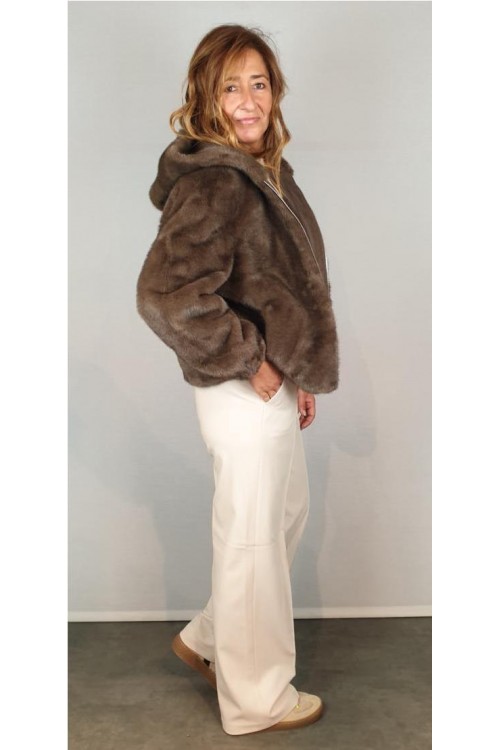 CAZADORA LEO&UGO MARRON