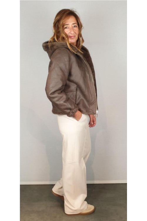 CAZADORA LEO&UGO MARRON