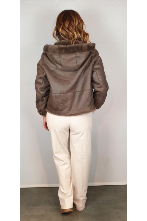 CAZADORA LEO&UGO MARRON