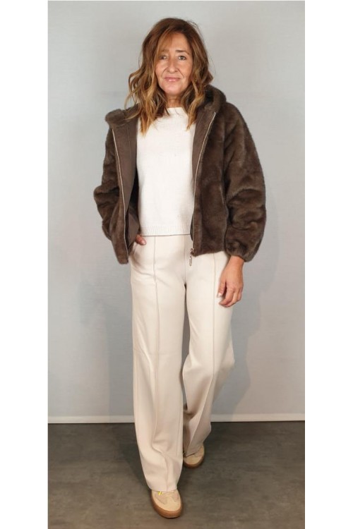 CAZADORA LEO&UGO MARRON